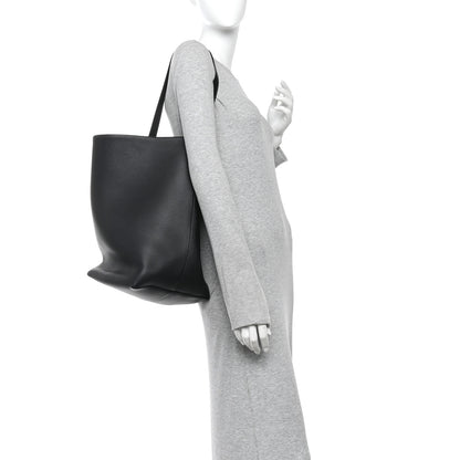 The Row Grained Calfskin Large N/S Park Tote Black 2 of 9