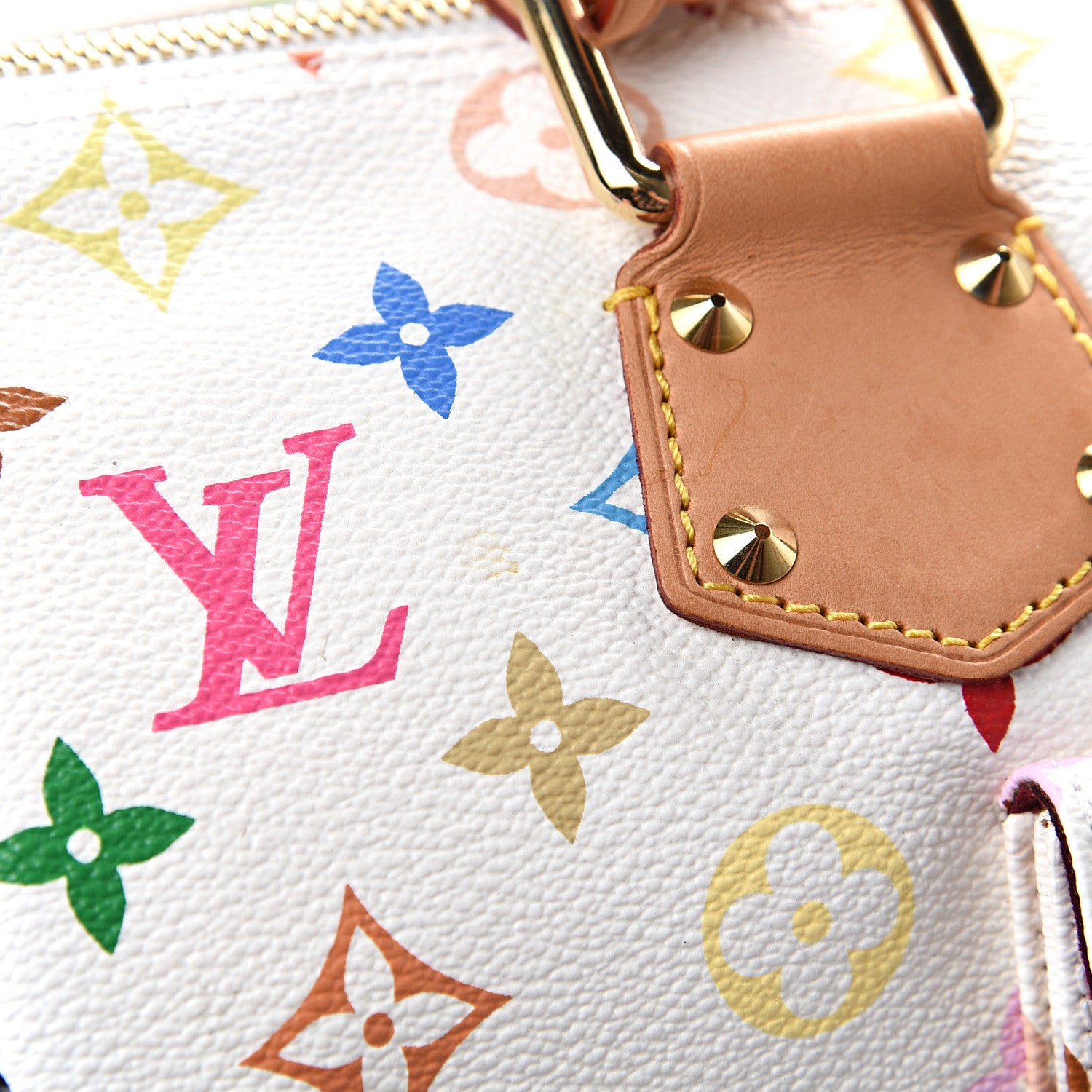 Louis Vuitton Monogram Multicolor Speedy 30 White 7 of 12