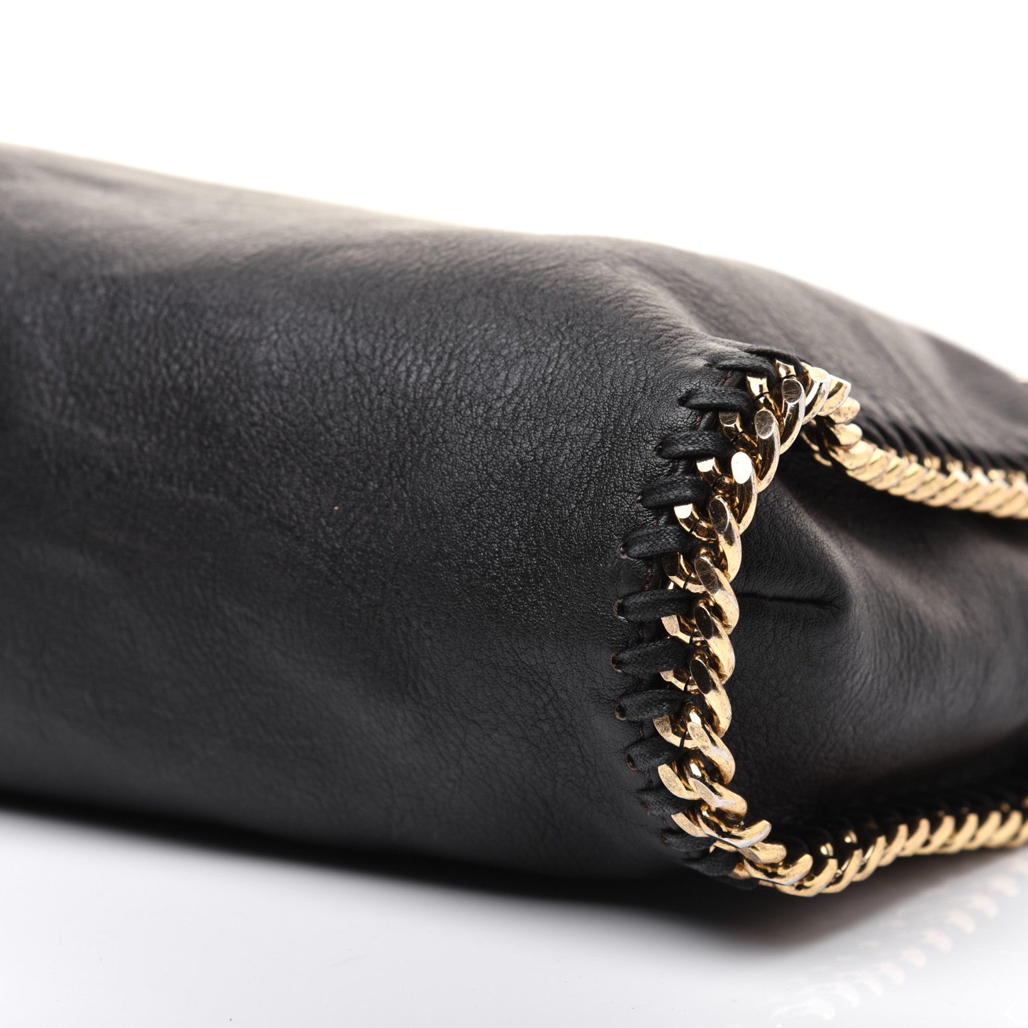 Stella McCartney Shaggy Deer Falabella Fold Over Tote Black 7 of 19