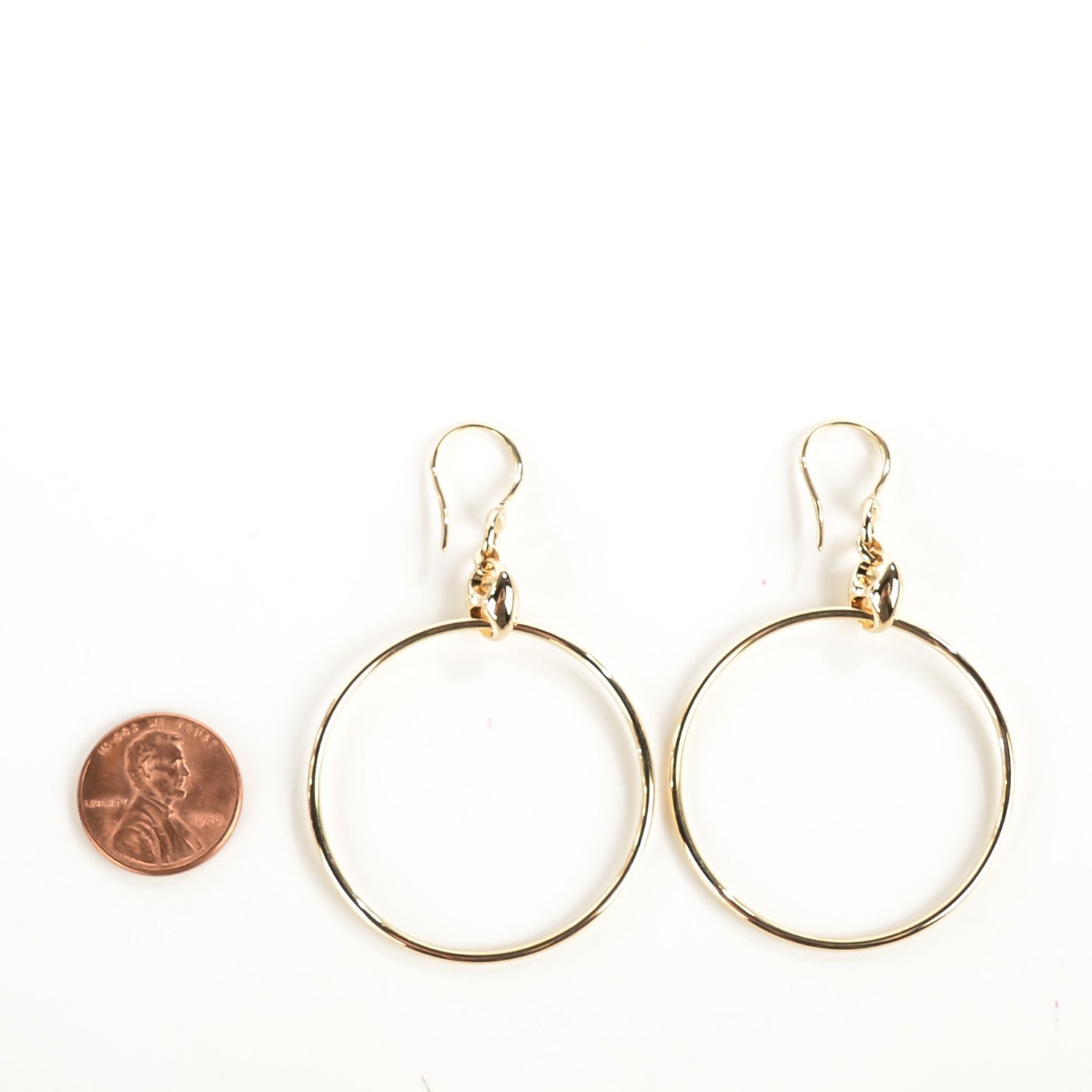 Gucci 18K Yellow Gold Marina Hoop Earrings 2 of 5
