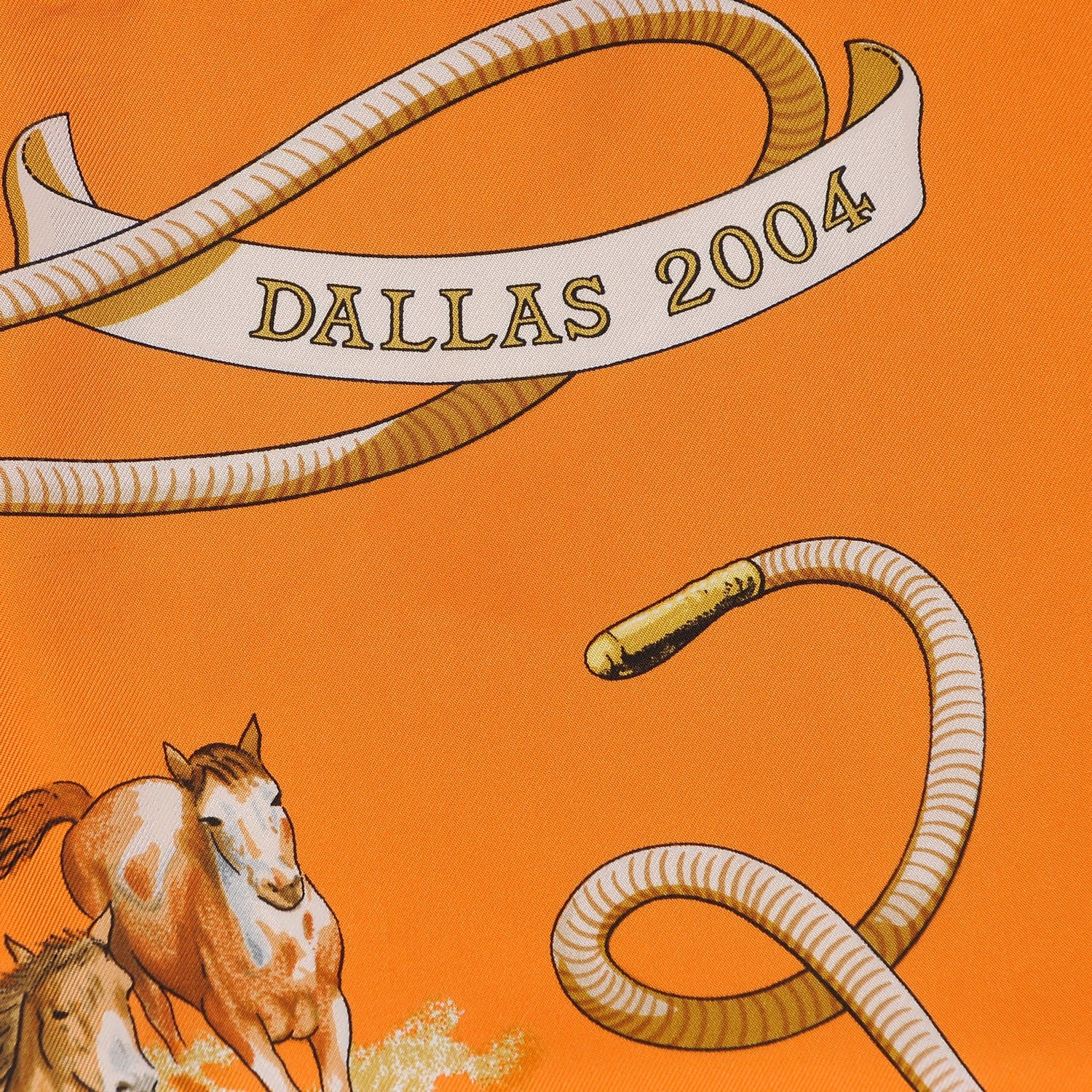 Hermes Silk Les Mustangs Scarf 90 3 of 8