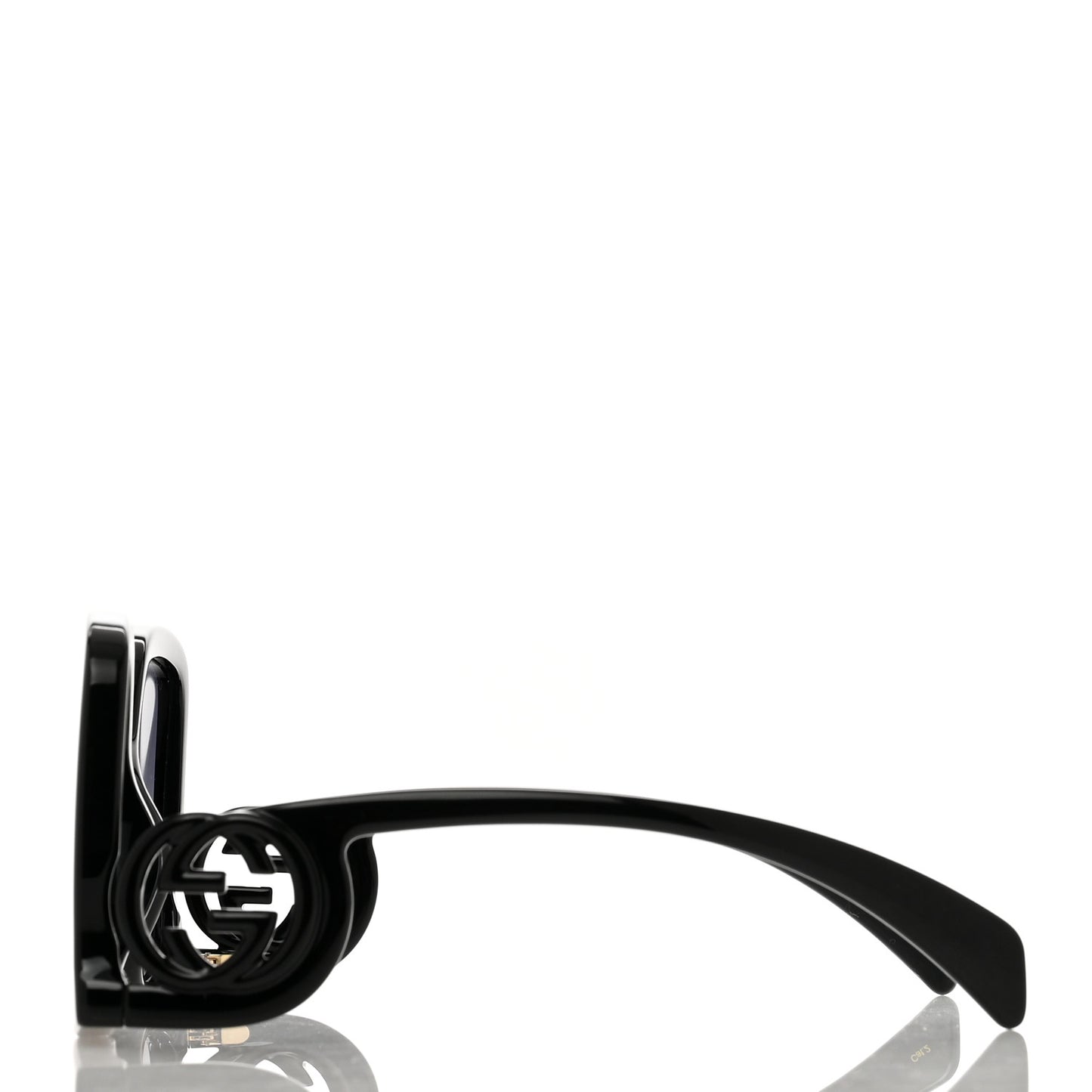 Acetate Rectangle Frame Sunglasses GG1326S Black