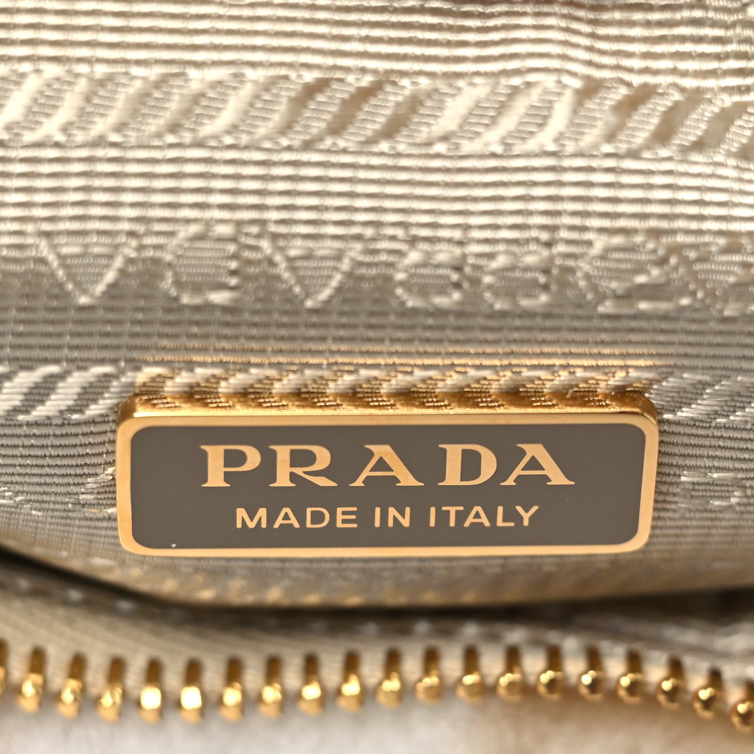 Prada Shearling Symbole Mini Triangle Bag Ecru White 6 of 9