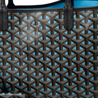 Goyard Goyardine Saint Louis Claire Voie PM Black Blue 9 of 9