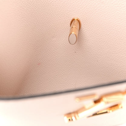 Louis Vuitton Grained Calfskin Lock and Walk Bucket Quartz 11 of 15