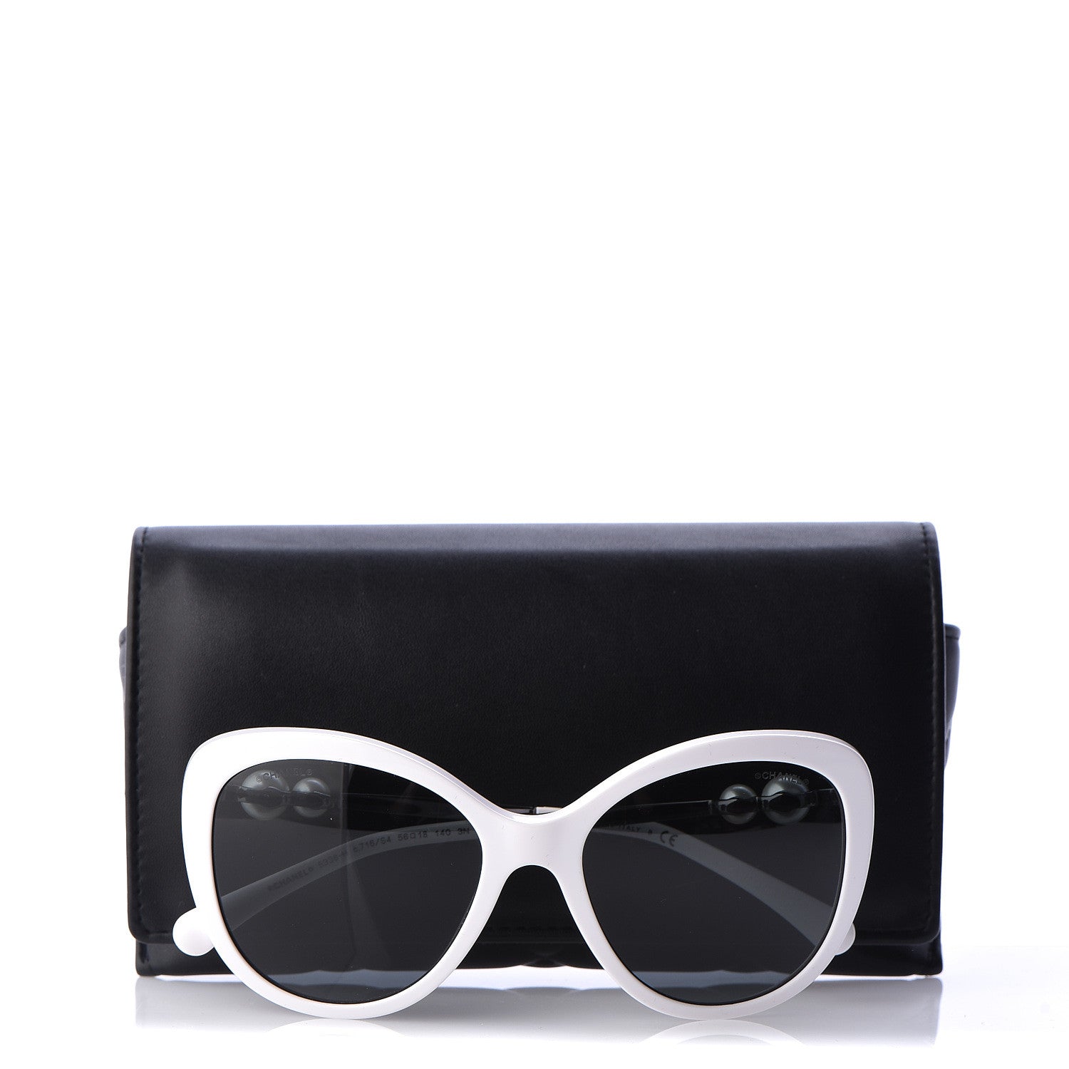 Chanel Acetate Pearl Butterfly Sunglasses 5338-H White 8 of 8
