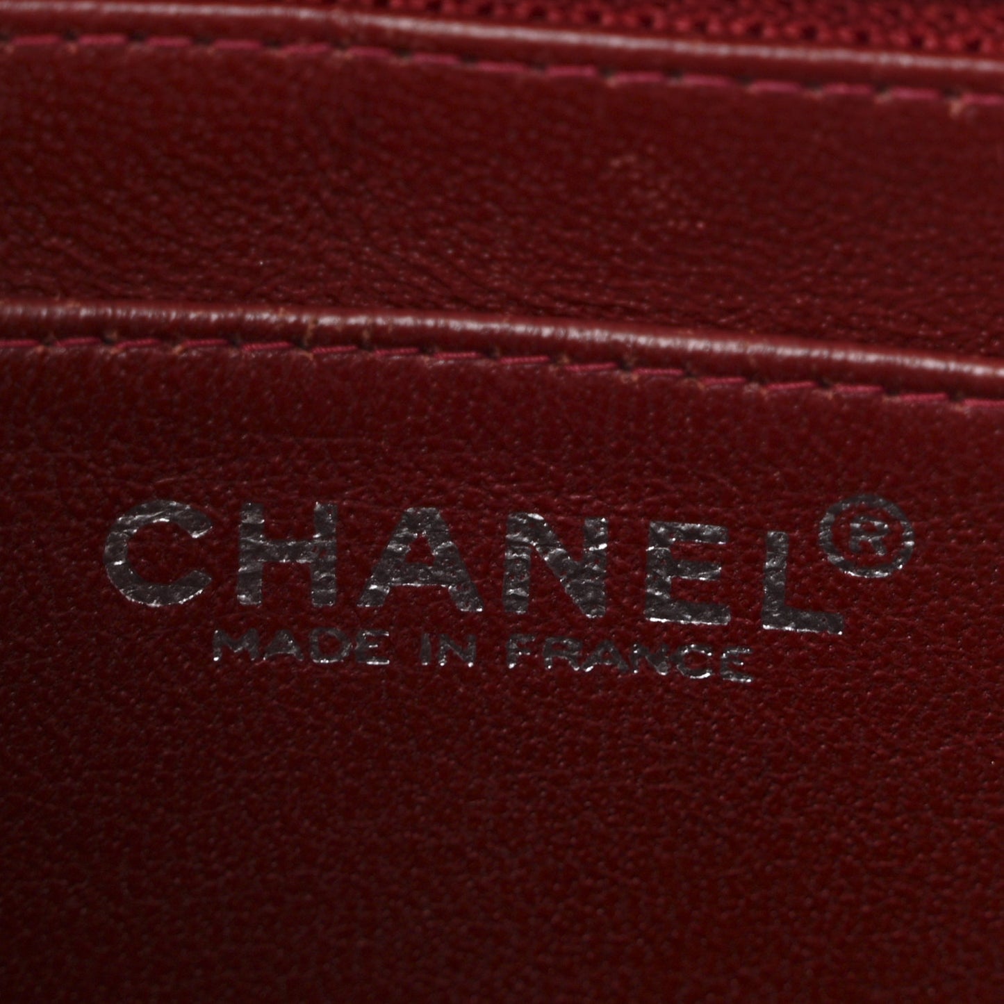 Jersey Patent Quilted 2.55 Reissue Flap Red