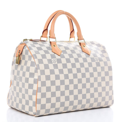Louis Vuitton Damier Azur Speedy 30 3 of 13