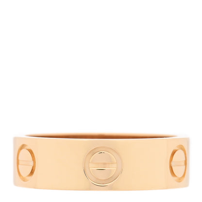 Cartier 18K Yellow Gold 5.5mm LOVE Ring 52 6 3 of 5