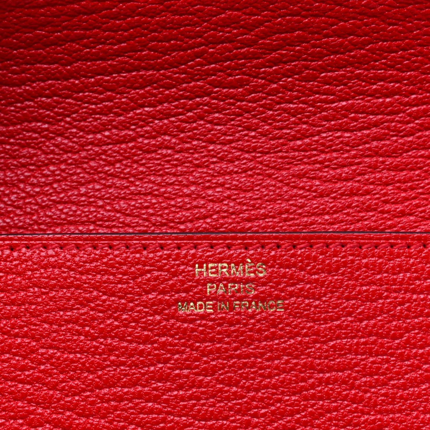 Hermes Chevre Mysore Roulis Slim Wallet Rouge De Coeur 5 of 8