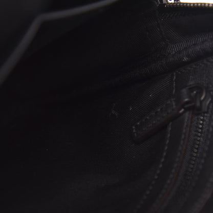 MCM Visetos Square 1976 Crossbody Bag Cognac Black 9 of 13