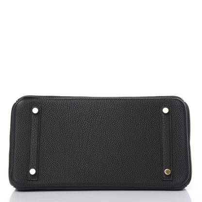Hermes Togo Birkin 30 Black 6 of 32