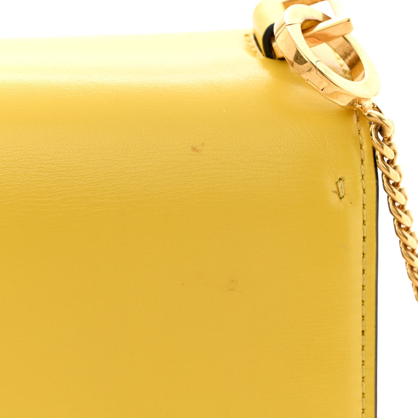 Smooth Calfskin Small VSling Shoulder Bag Senape