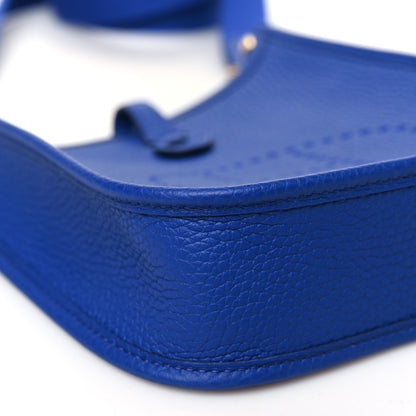 Hermes Taurillon Clemence Evelyne TPM Bleu Electrique 9 of 11