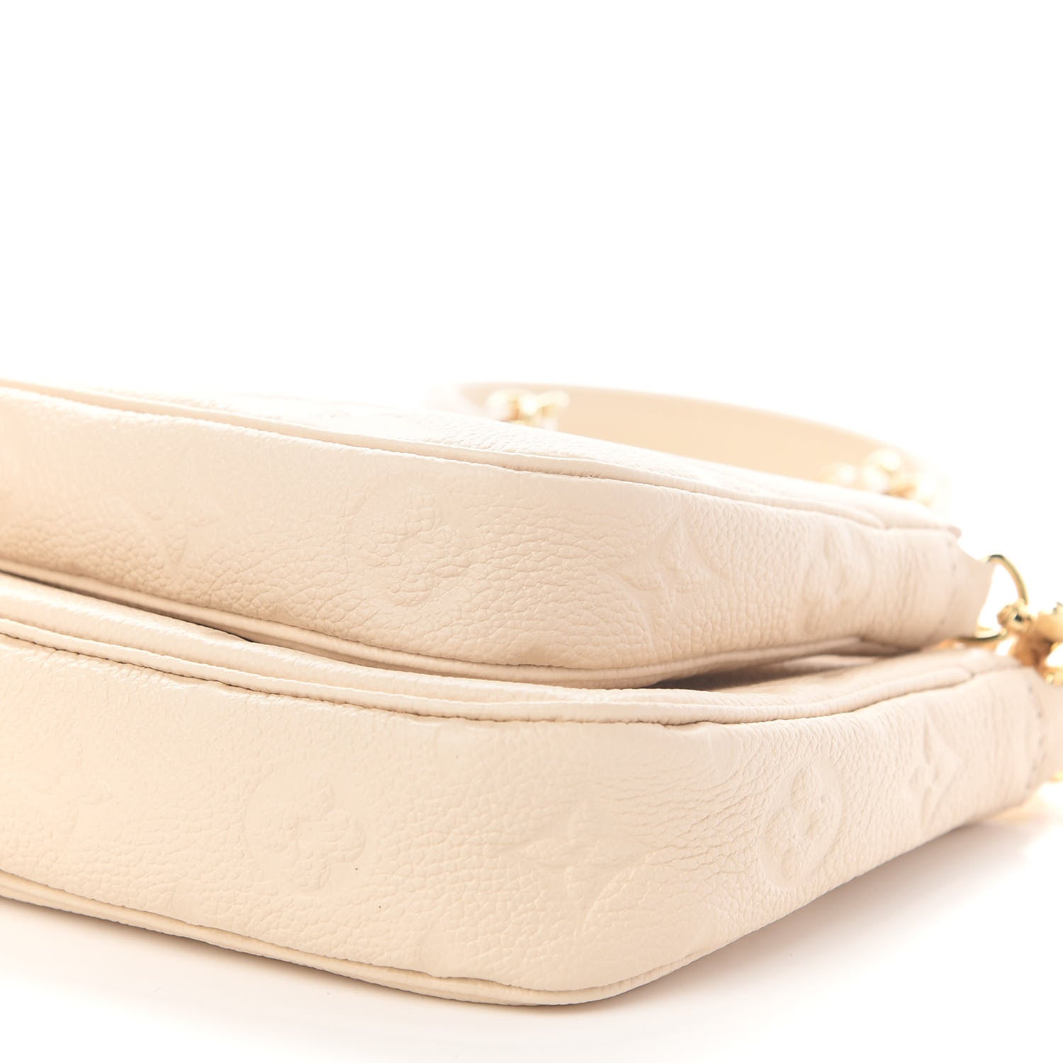 Louis Vuitton Empreinte Monogram Giant Multi Pochette Accessories Cream 8 of 9