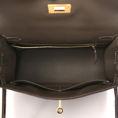 Hermes Epsom Kelly Sellier 28 Etoupe 5 of 10