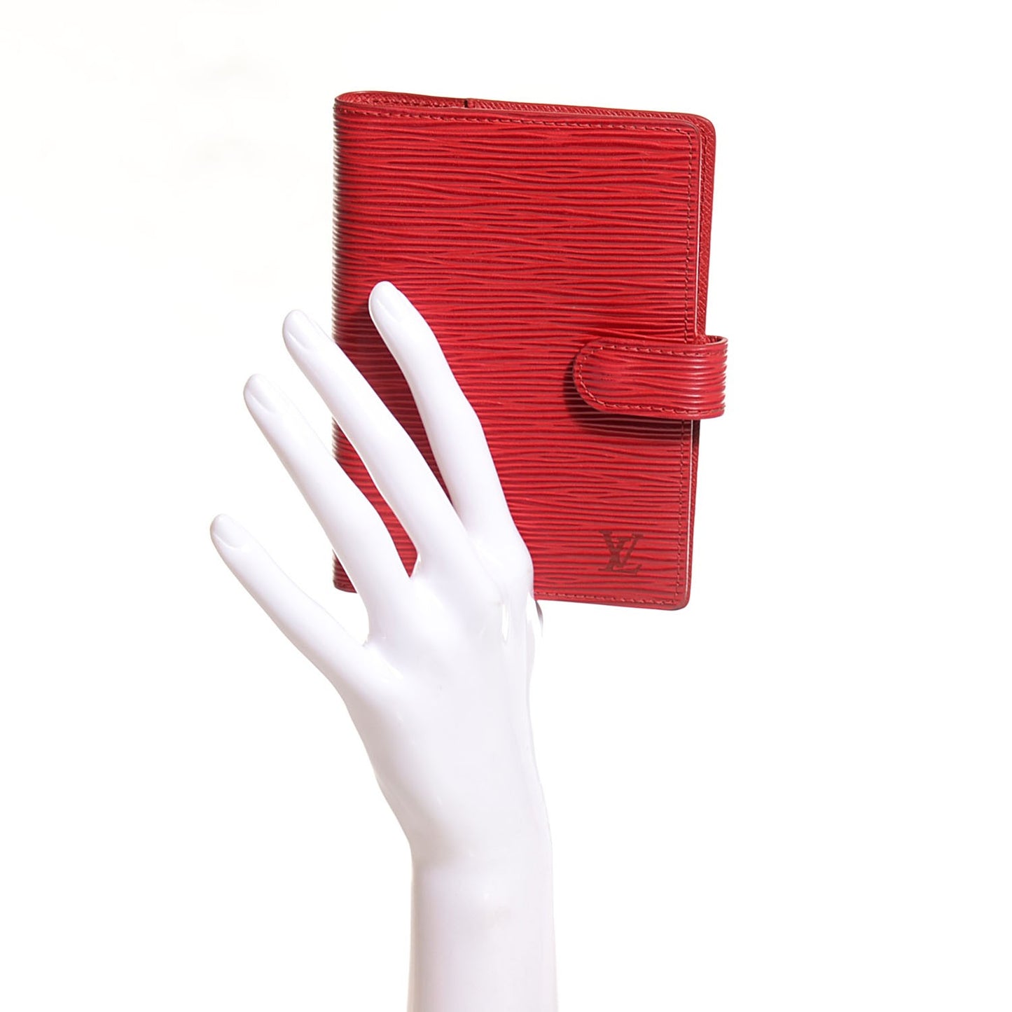 Epi Small Ring Agenda Cover Rouge