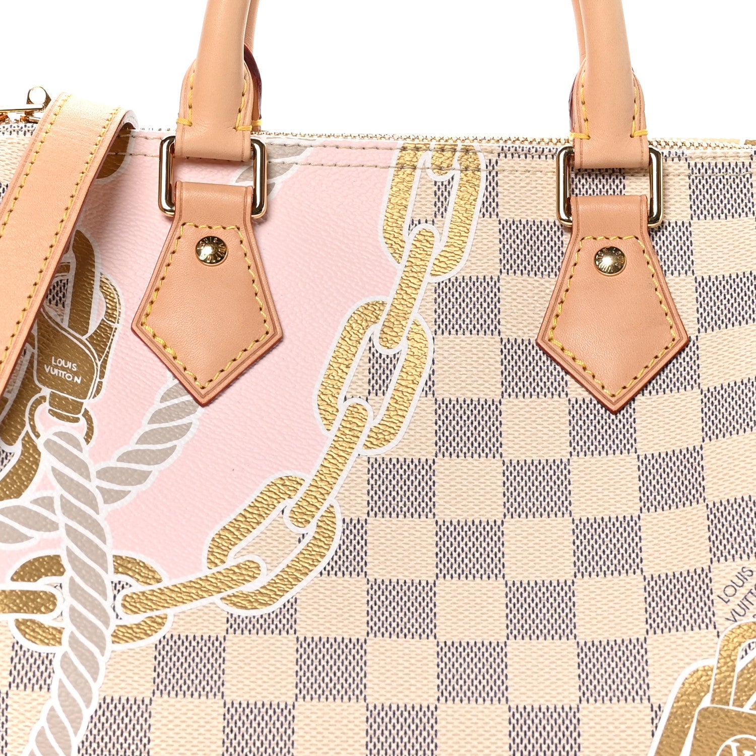 Louis Vuitton Damier Azur Nautical Speedy Bandouliere 25 7 of 11