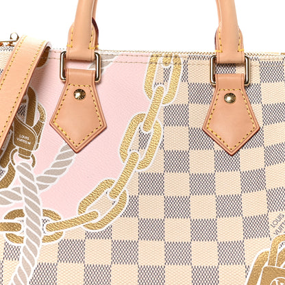 Louis Vuitton Damier Azur Nautical Speedy Bandouliere 25 7 of 11