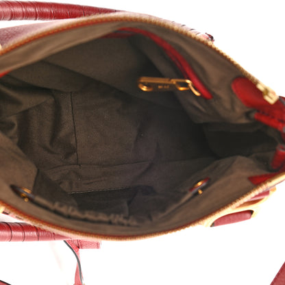 Chloe Calfskin Small Marcie Satchel Dahlia Red 5 of 8