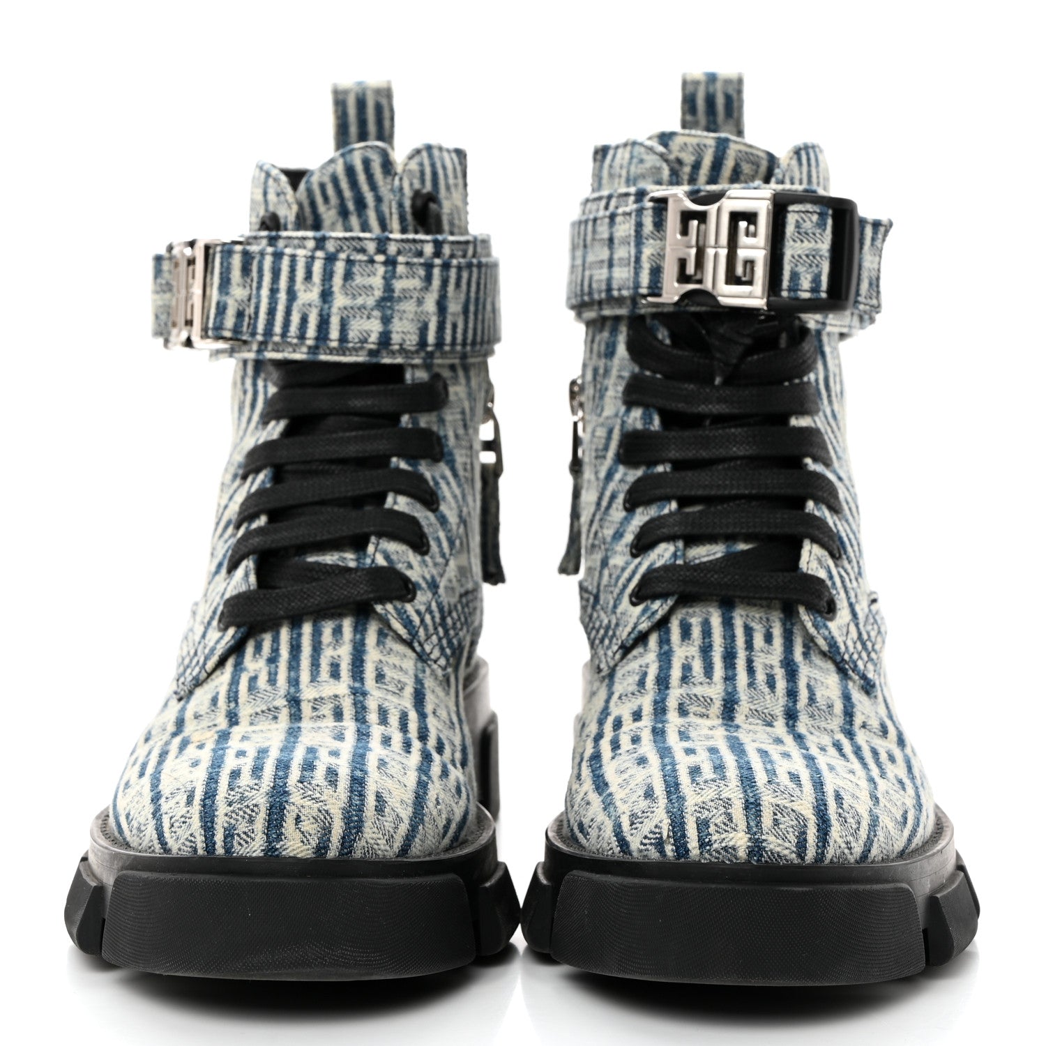 Givenchy Denim 4G Terra Boots 39 Blue 2 of 8