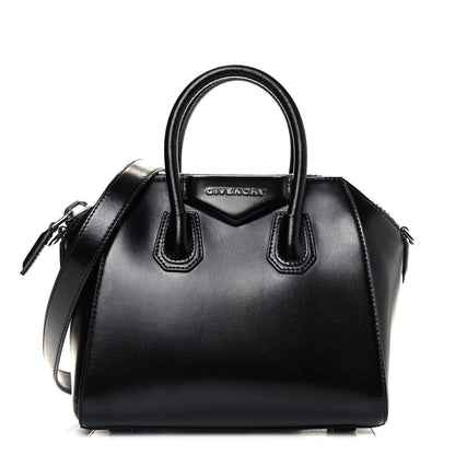 Givenchy Shiny Lord Calfskin Mini Antigona Black 1 of 10
