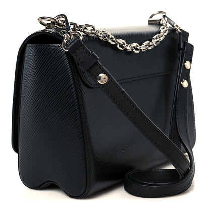 Louis Vuitton Epi Whipstitch Heart Twist Shoulder Bag MM Black 4 of 11