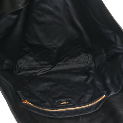 Saint Laurent Lambskin Quilted Maxi Icare Shopping Tote Black 6 of 11