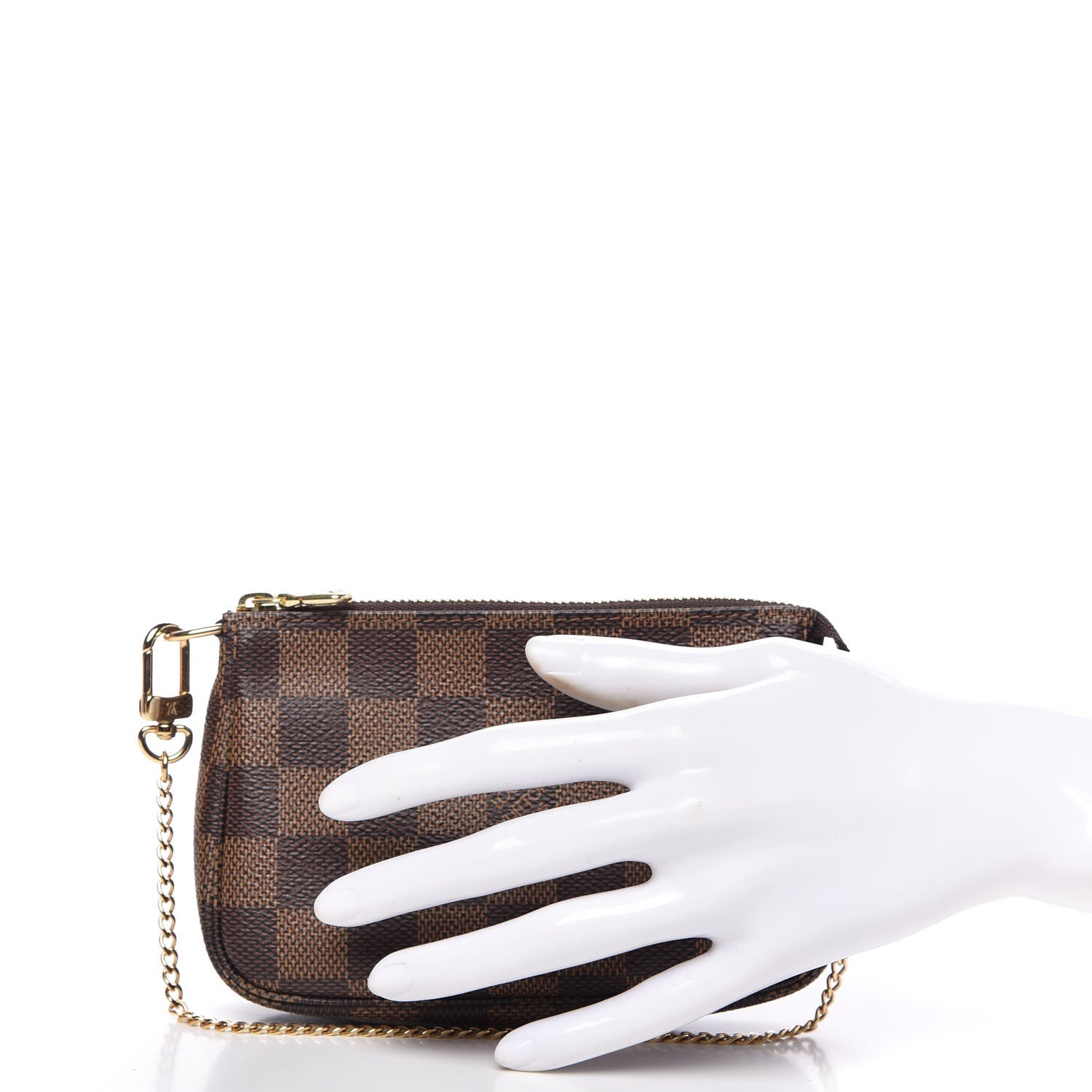 Louis Vuitton Damier Ebene Mini Pochette Accessories 2 of 9