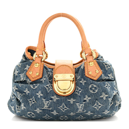 Louis Vuitton Monogram Denim Pleaty Blue 1 of 11