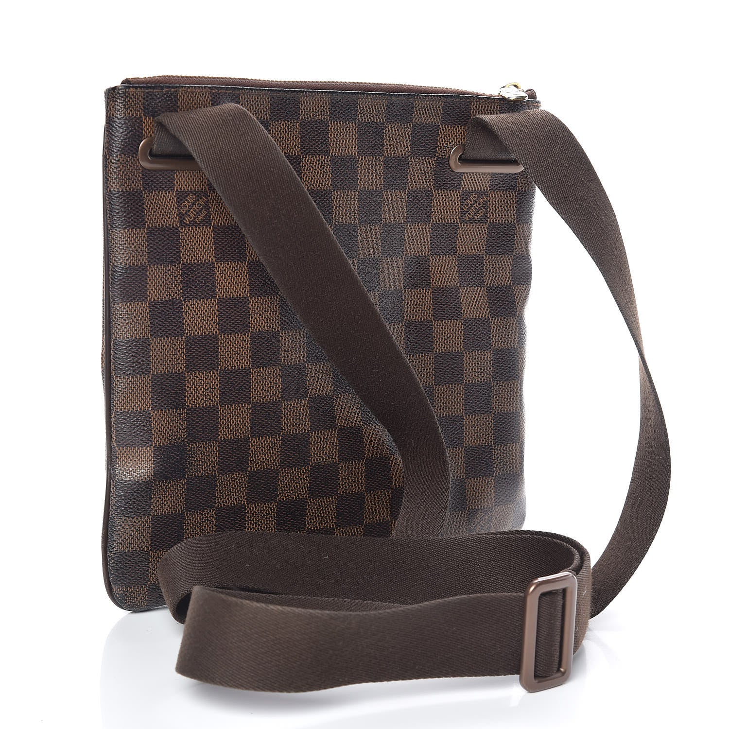 Louis Vuitton Damier Ebene Brooklyn Flat Pochette 3 of 12