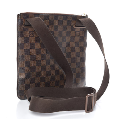 Louis Vuitton Damier Ebene Brooklyn Flat Pochette 3 of 12