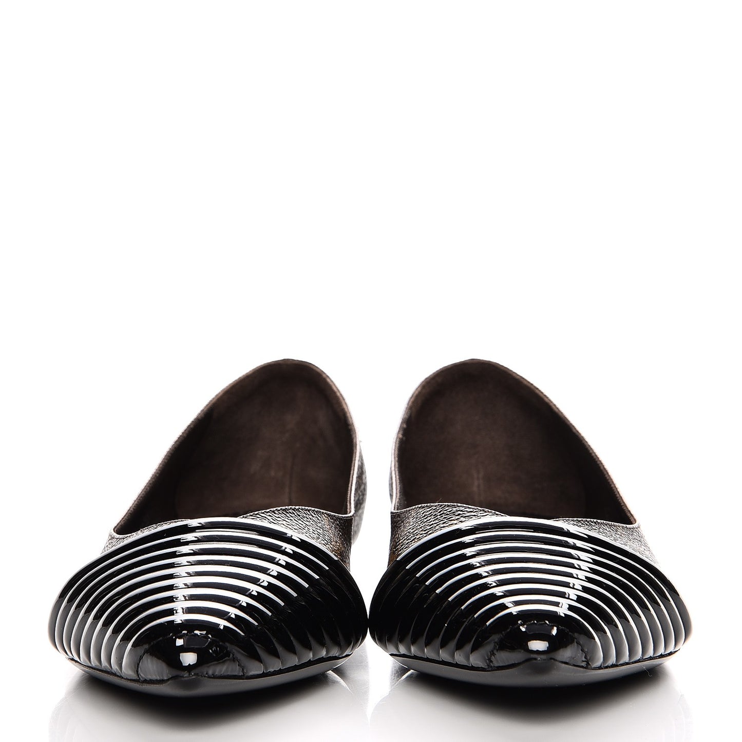 Monogram Inspired Ballerina Flats 38.5