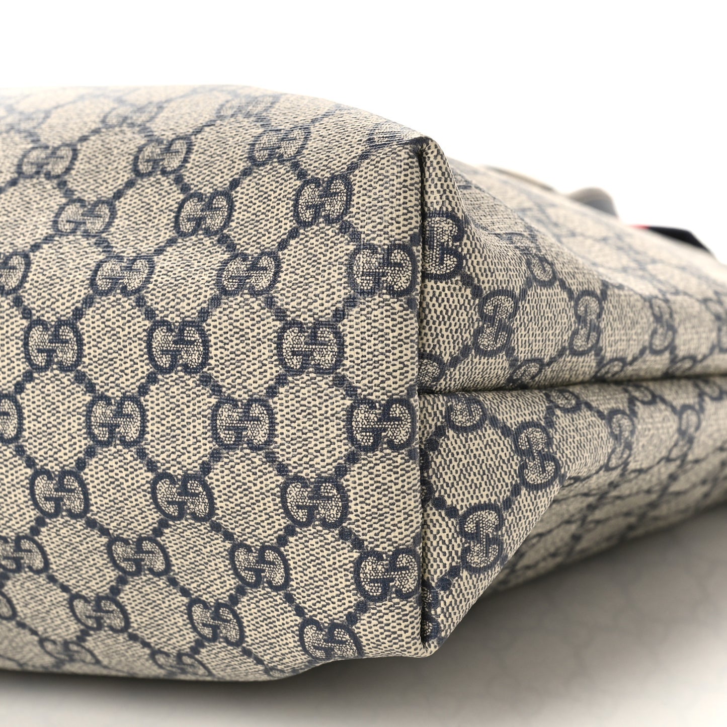 GG Plus Monogram Medium Signature Web Loop Tote Navy