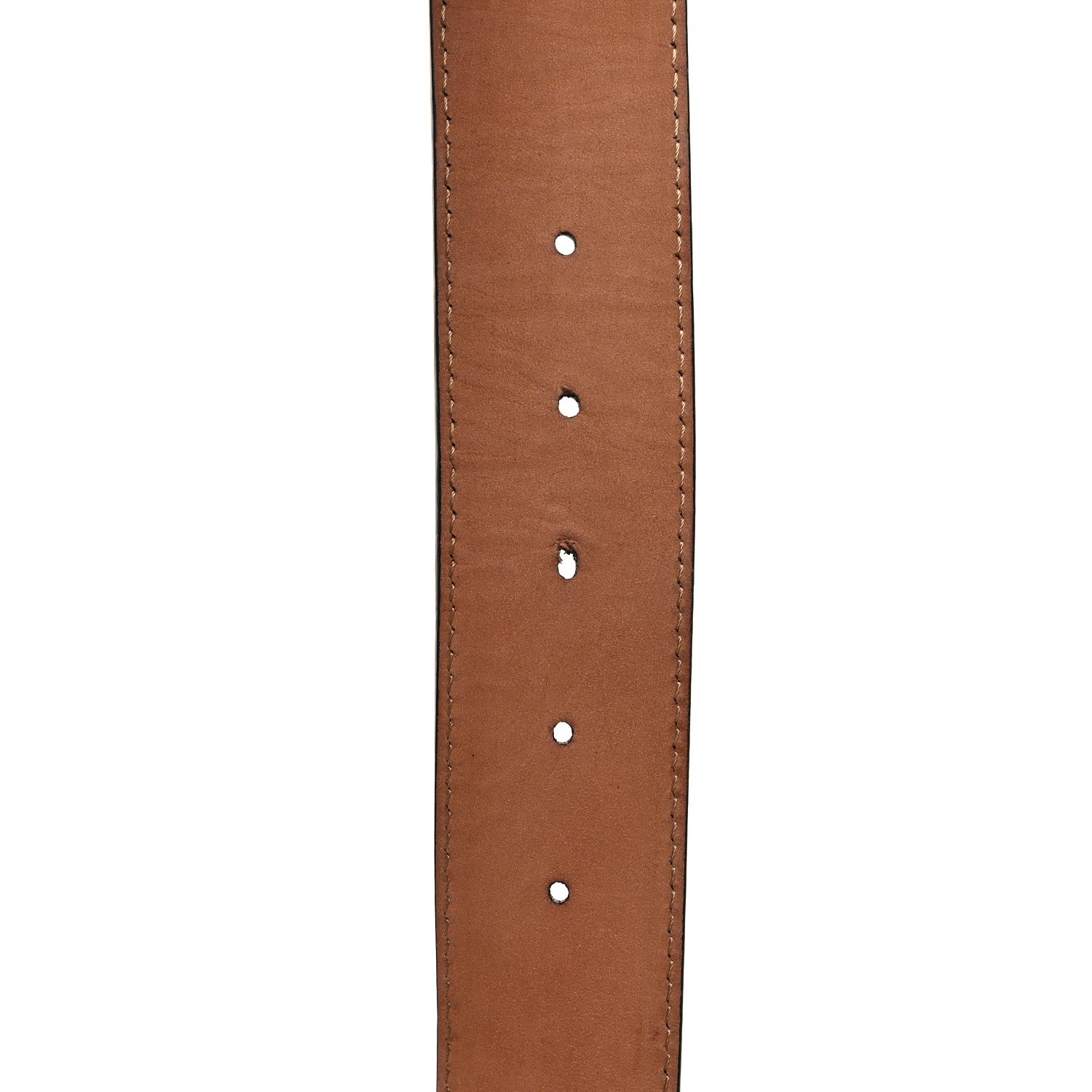 Fendi Cuoio Romano FF Buckle Belt 105 42 Brown 6 of 6