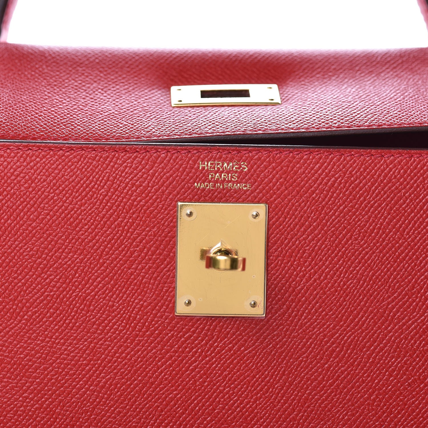 Hermes Epsom Kelly Sellier 32 Rouge Casaque 8 of 37