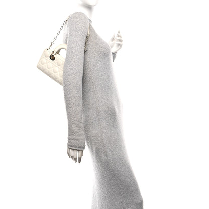 Christian Dior Lambskin Cannage Small Lady D-Joy Latte 2 of 11