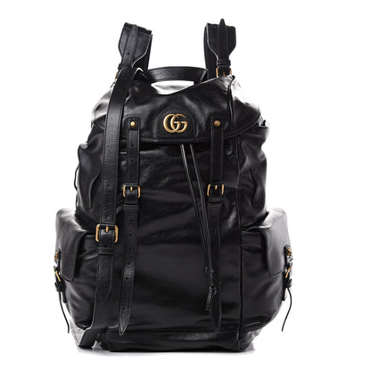 Gucci Piuma Lux Calfskin Re(Belle) Backpack Black 1 of 9