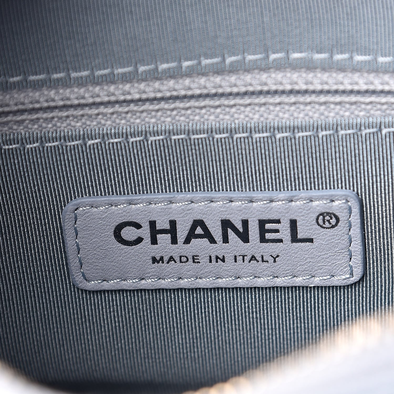 Chanel Aged Calfskin Quilted Small Gabrielle Hobo Light Blue 6 of 10