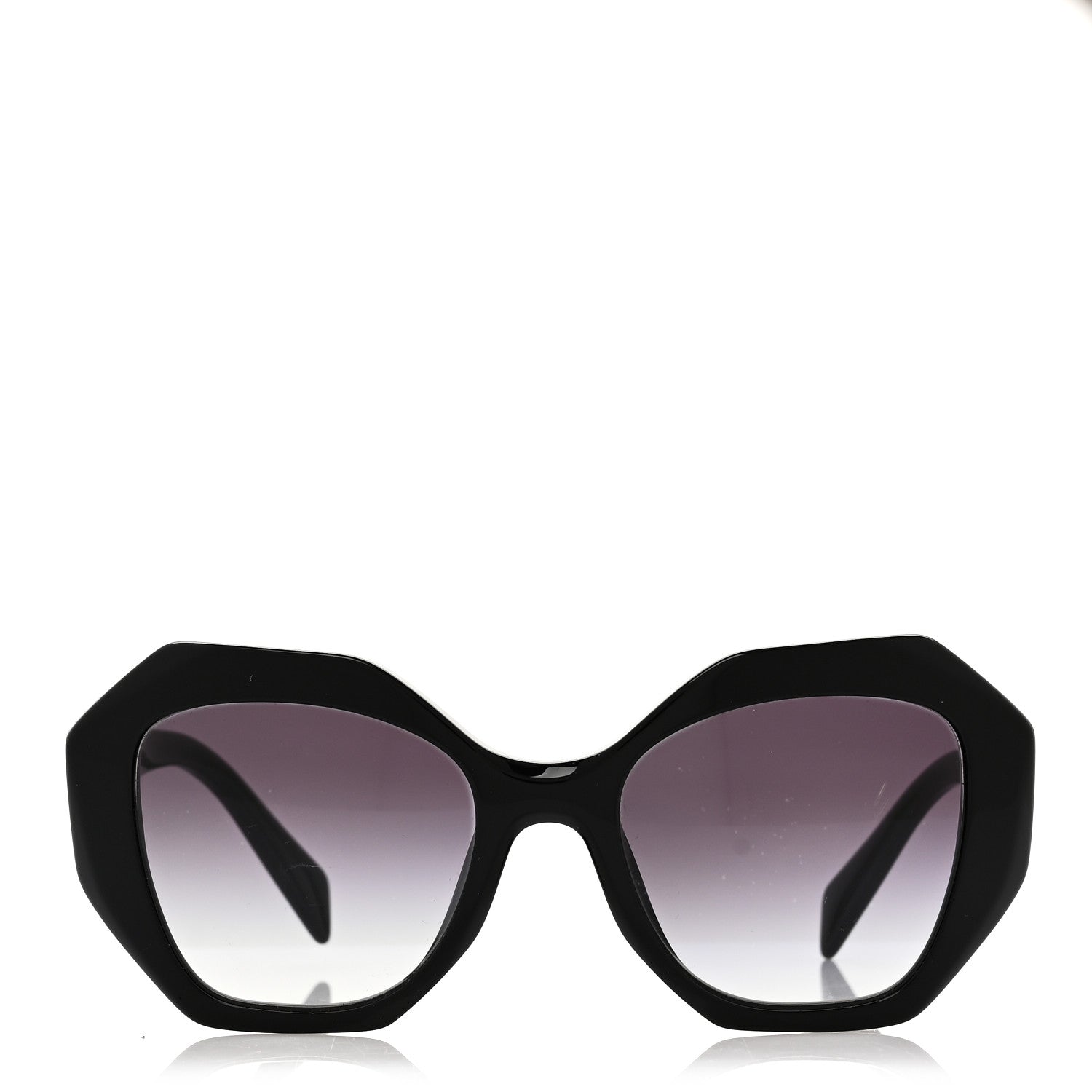 Prada Acetate Sunglasses SPR 16W Black 2 of 7