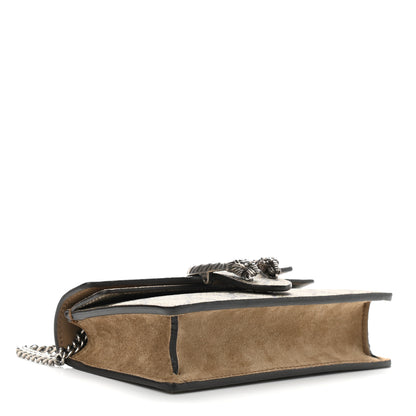 Gucci GG Supreme Monogram Super Mini Dionysus Shoulder Bag Taupe 4 of 8