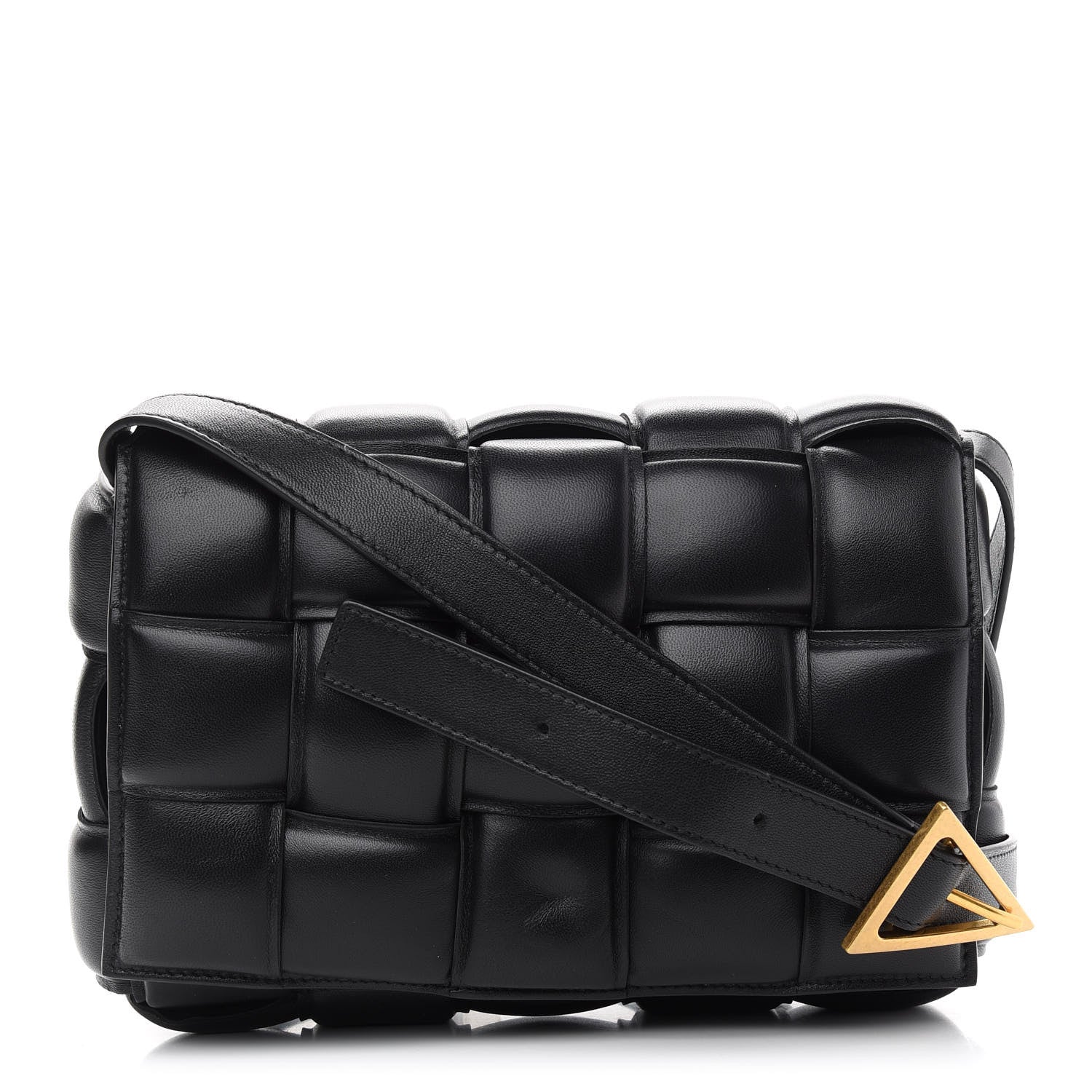 Bottega Veneta Nappa Maxi Intreccio Padded Cassette Crossbody Bag Black 1 of 10