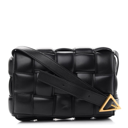Bottega Veneta Nappa Maxi Intreccio Padded Cassette Crossbody Bag Black 1 of 10