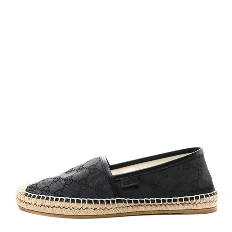 Microguccissima Signature Espadrilles 37.5 Black
