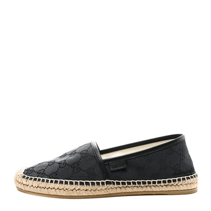 Gucci Microguccissima Signature Espadrilles 37.5 Black 1 of 8