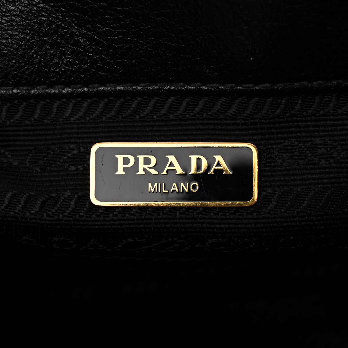 Glace Calfskin Shoulder Bag Black