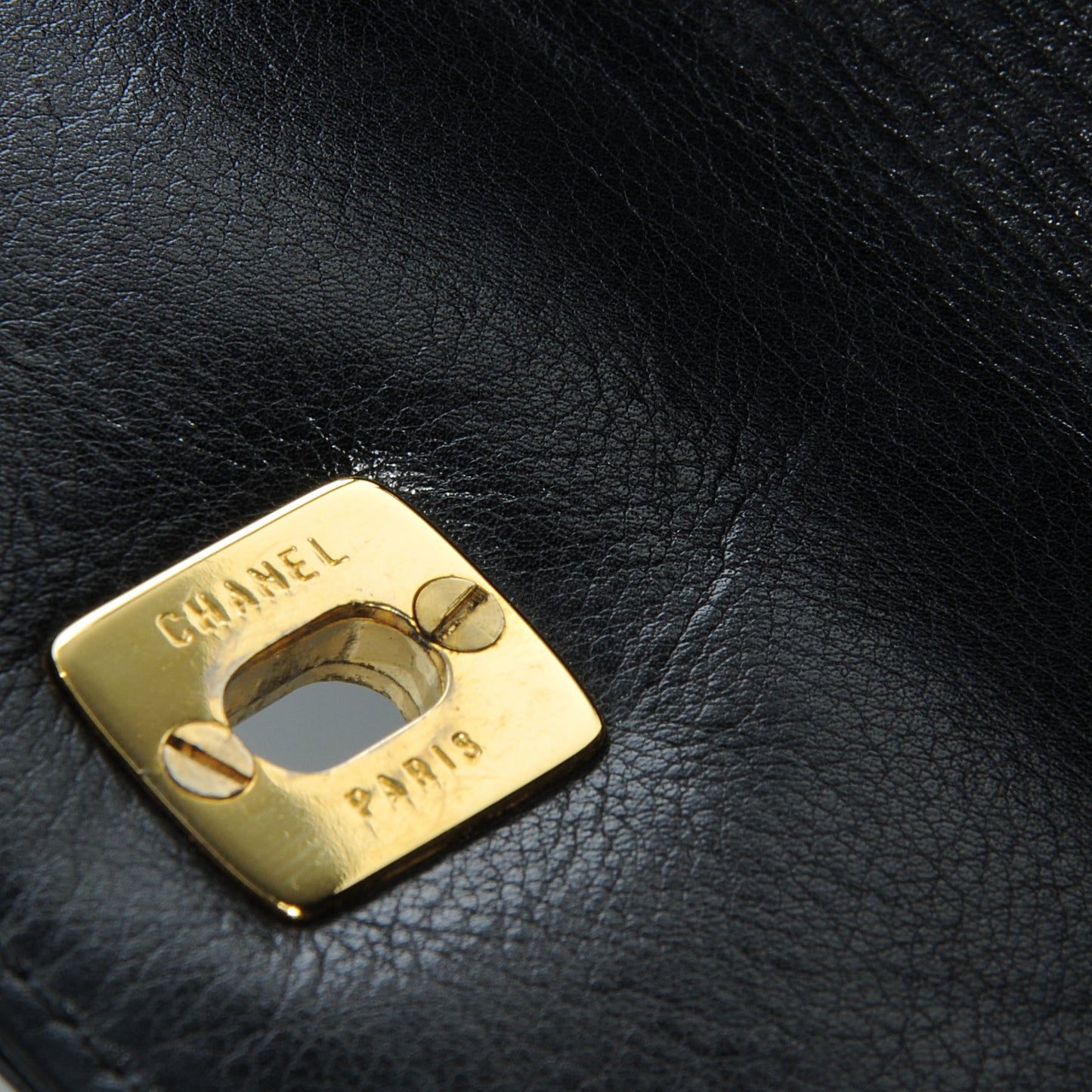 Patent Flap Waist Belt Bag Black