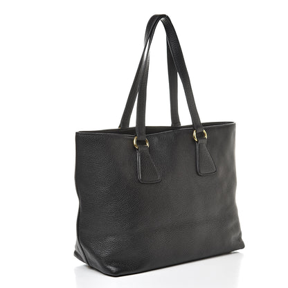 Prada Vitello Phenix Tote Black 3 of 10