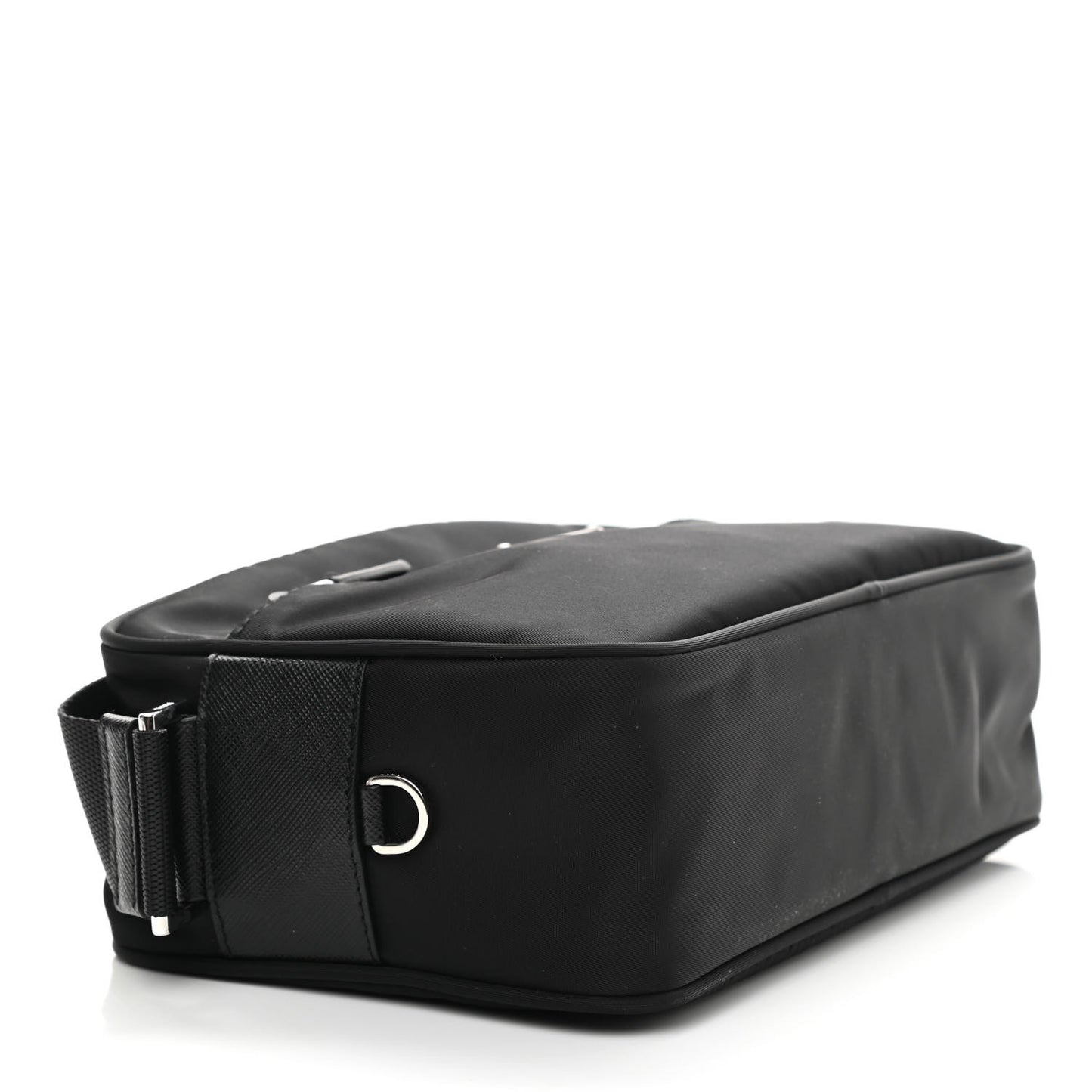 Nylon Vela Messenger Bag Black