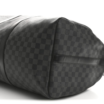 Louis Vuitton Damier Graphite Keepall Bandouliere 55 9 of 15